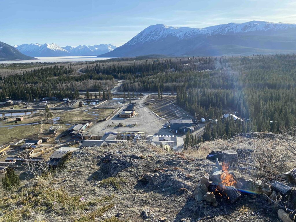 Uitzicht op carcross